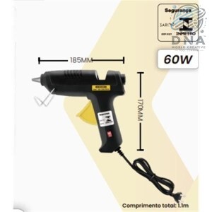 PISTOLA DE COLA QUENTE BOM - 9512