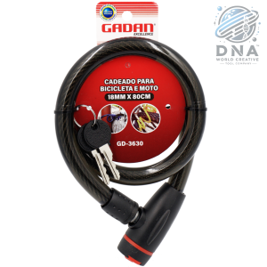 TRAVA PARA BICICLETA E MOTO 18MM X 80CM - GD3630