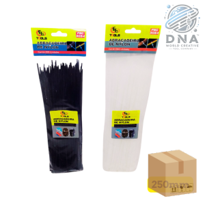 ABRAÇADEIRA DE NYLON 3,6 X 250MM C/100 FBG - 3054 BRANCA