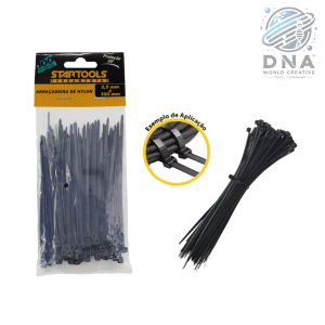 ABRAÇADEIRA DE NYLON ENFORCA GATO 2,5 X 100 MM COM 100 PCS AR0140