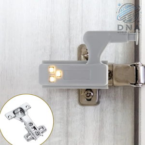 LUMINÁRIA DOBRADIÇA LED P/ ARMÁRIO SENSOR AUTOMÁTICO DNA-793