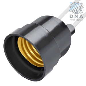 BOCAL E27 C/ RABICHO BRANCO/PRETO PCT COM 10 UNIDADES